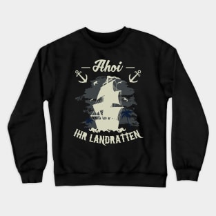 Ahoi Nordsee Design T-Shirt | Shirt für Nordsee Liebhaber Crewneck Sweatshirt